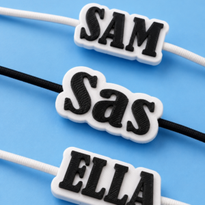 personalized name cord tags