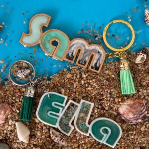 resin 3d printing name keychains 1