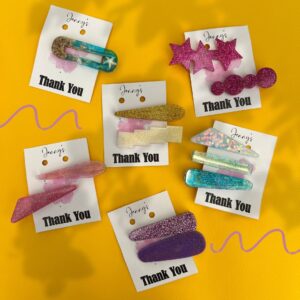 resin hair clips