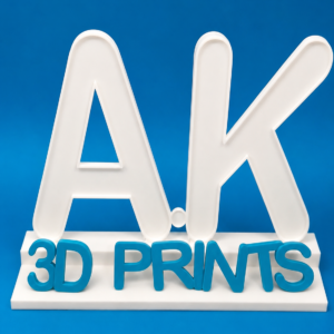 custom 3d printed business logo sign